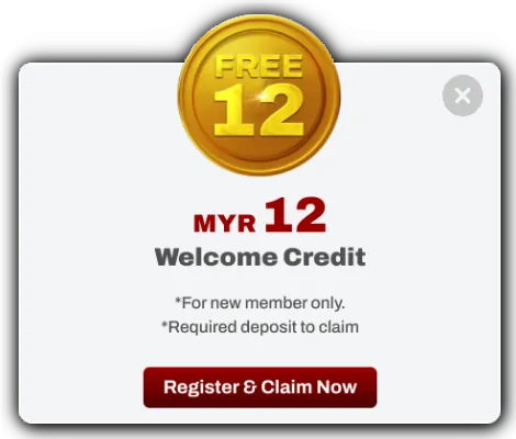 Free credit no deposit new member 12play Malaysia
